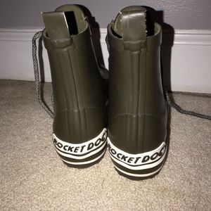 Rocket Dog lace up sneaker rain boots